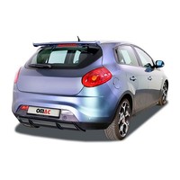 RDX HeckschüRzenansatz Diffuser FüR Fiat Bravo 2007-2014 ABS Schwarz