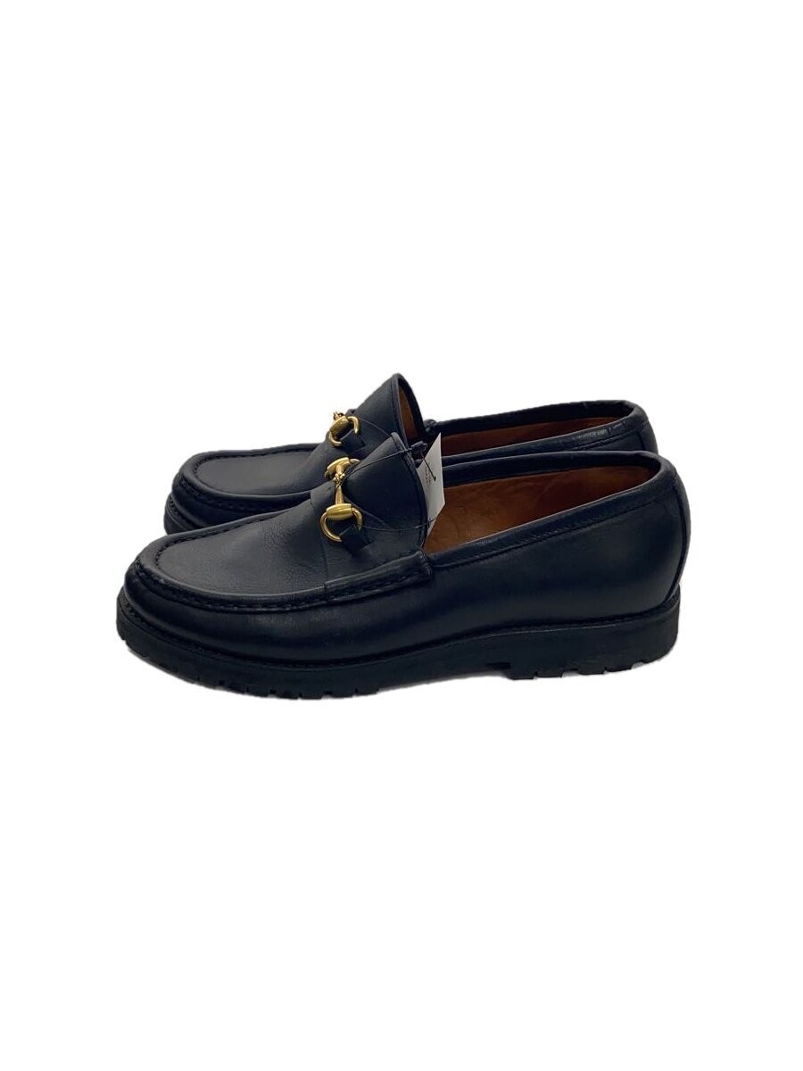 GUCCI Black Leather Horsebit Loafers Size 35 US 5 Style 101 6105