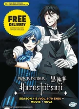 DVD Anime Black Butler Kuroshitsuji Complete TV Series Season 1-5 + Movie + 9OVA