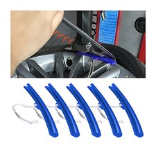 Car Tire Changing Rim Protector, 5 Pcs Wheel Changing Rim Savers, 15cm Blue