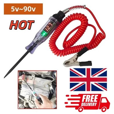 Auto Stromkreistester Stift Auto Sicherung Prüfspitze Licht Werkzeug für 6V 12V 24V Gleichspannung