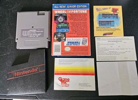 Wheel of Fortune Junior Edition NES Nintendo Complete CIB Good Condition w/ REG!