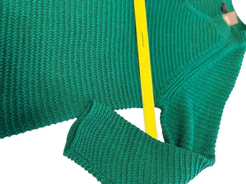 J.Jill Neu mit Etikett 3X Wearever strukturierter Pullover mit Schlitzausschnitt Emerldisle grün - Bild 6 von 9