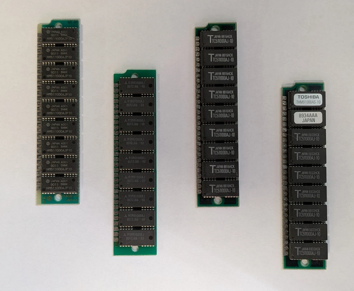 Computer Memory 1 MB Capacity per Module SIMM) 30 Pins for sale | eBay