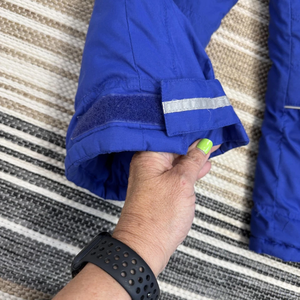 Pantalones con tirantes de nieve Hanna Andersson juveniles 120 ropa de invierno aislada esquí ajustable Foto 4 de 4