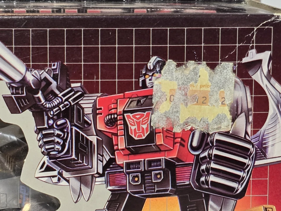 Vintage Hasbro G1 Transformers Sludge Dinobot Action Figure Complete with Box - Image 2 of 4