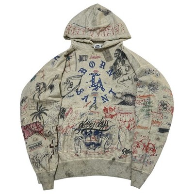 Saint Mxxxxxx x Born x Raised Pullover Hoodie Multi | Saint