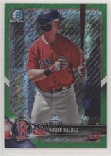2018 Bowman Chrome Prospects Green Shimmer Refractor 66/99 Bobby Dalbec uk2