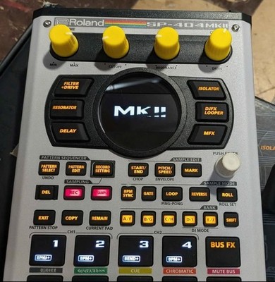 Roland SP-404MK2 Creative SP Sampler and Effector   Custom Skin & Knobs