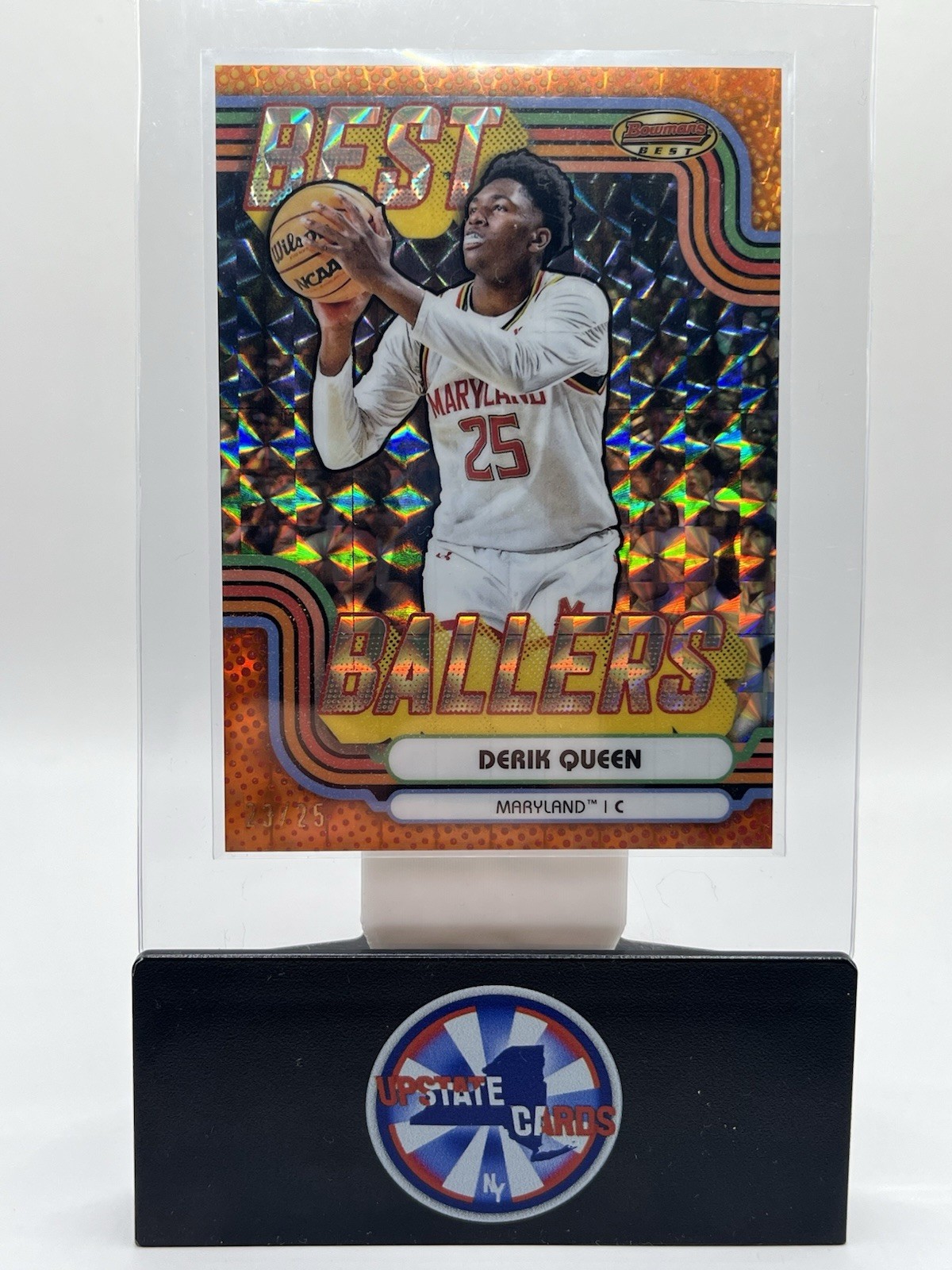 2024-25 Bowman U Best Derik Queen Orange #BB-16 23/25