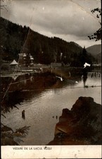RPPC Lacul Rosu Harghita Romania vintage postcard g567