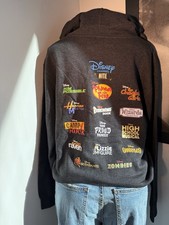 Disney Disneyland After Dark Disney Channel Nite Gray Zip Hoodie, Unisex m 2019