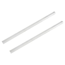 Image of 2 Pcs 1/2" Thick x 1/2" Width x 12" Long Square 6061 Aluminum Flat Bar