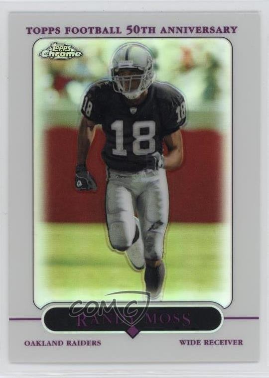 2005 Topps Chrome Refractor Randy Moss #68 HOF