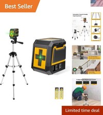 Dual Mode Green Laser Level with Tripod - Ergonomic Design for Home Projects