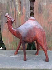 Holzfigur Schnitzerei Afrika Dromedar