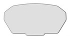 Eazi-Grip Dashboard Protector Clear Triumph Street Triple RS 765 2017 - 2025