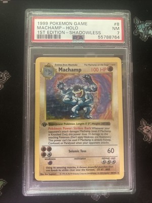 Psa 7 1st Edition Base Set Machamp Shadowless | eBay
