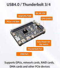 Thunderbolt 3/4 USB4 eGPU Dock External Graphics Card Adapter