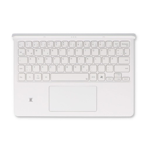 Samsung Galaxy Tab S9 | S9 FE | S10 FE Book Cover Keyboard Weiß "Gratis Versand" - Afbeelding 2 van 2
