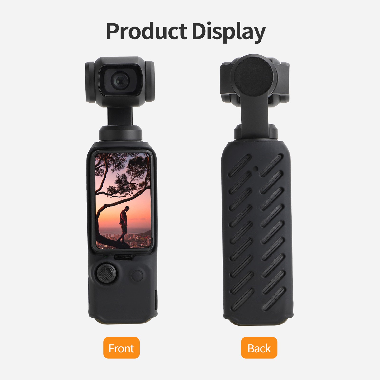 Black Silicone Case Protective Cover For DJI Osmo Pocket 3 Camera Accessory aa