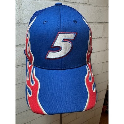Hendrick Motorsports NASCAR Hat Number 5 Blue Flame Trucker Snapback Cap