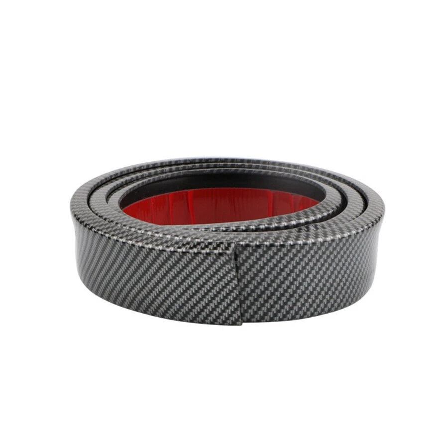 Fibra de Carbono Color 2 Piezas 6.5cm/1.5M Ampliación Guardabarros Coche Acampanado Rueda Cejas Labios Foto 2 de 4