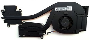 CPU-Kühler Lüfter AT0VI002ZCL f. 15,6" Dell Latitude E6540 Notebook +7 Schrauben