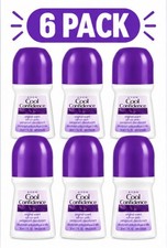 Avon Cool Confidence Original Roll-On Deodorant, 2.6 fl. oz - Pack of 6