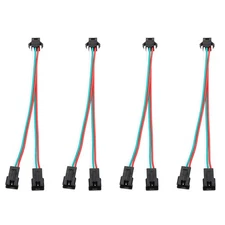 ARGB Splitter Cable, 4 Pcs Fan RGB Extension Cord with 3Pin Splitter Cable