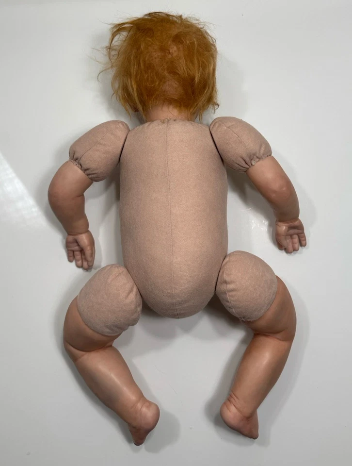 Reborn Doll Bountiful Baby Red Hair Blue Eyes Weighted Heavy Doll - Image 2 of 4