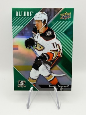 Trevor Zegras - 2024-25 Upper Deck Allure #11 Green Rainbow /99 Ducks SP