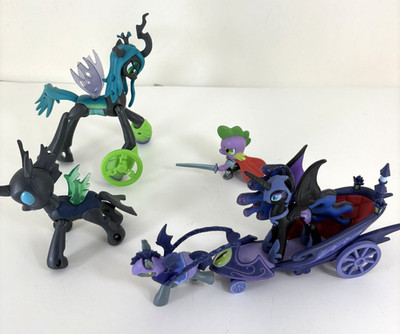 My Little Pony Guardians of Harmony Queen Chrysalis & Spike Moonlight Chariot