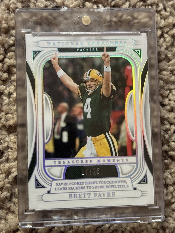 Brett Favre National Treasure Treasured Moments /25 