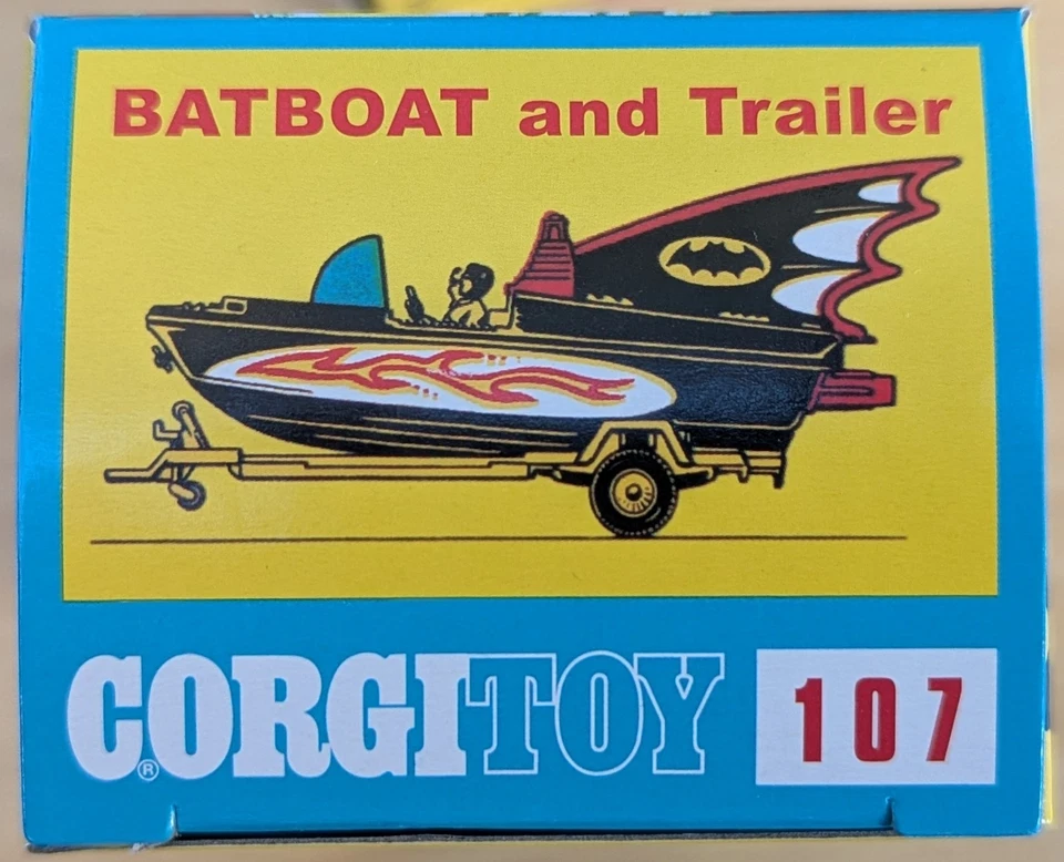 new 2025 Corgi Batboat Club 107 with trailer in US, (for batmobile)ready to ship - Image 3 of 4