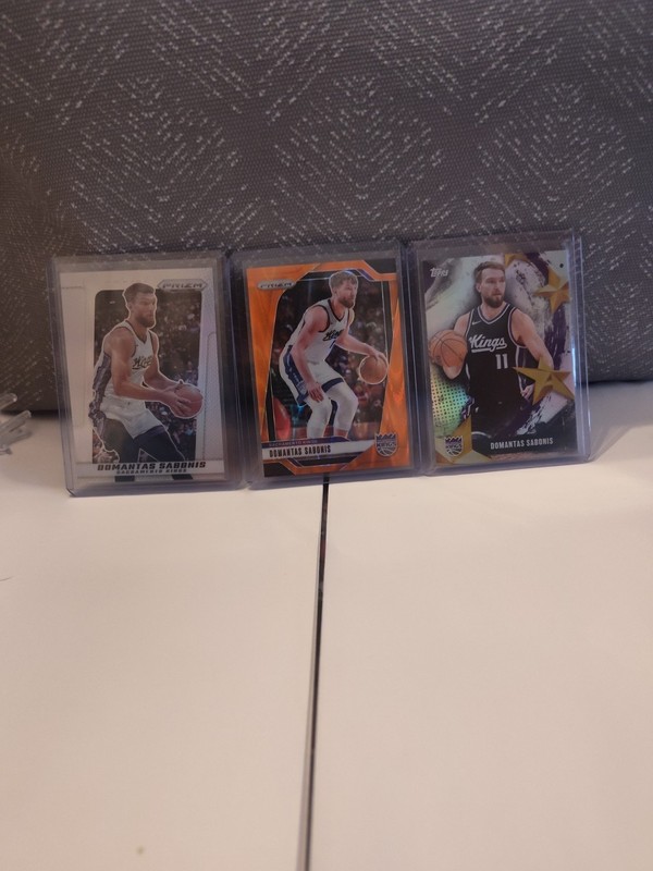 Domantas Sabonis Card Lot Prizm Silver, Prizm Orange 036/199, Stars Of NBA