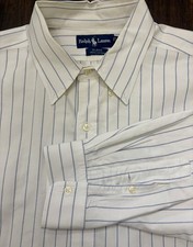 Vintage Ralph Lauren Polo Blake 2XL Long Sleeve Button Down Shirt Striped XXL