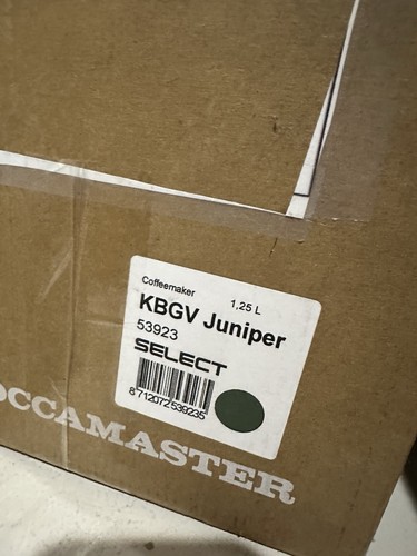 Technivorm MOCCAMASTER 53923 KBGV Coffee Maker Machine Juniper - Picture 5 of 5