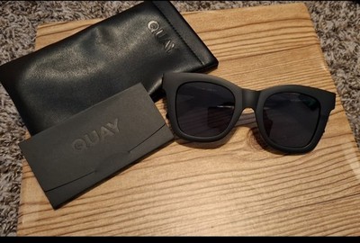 QUAY Australia After Hours Sunglasses Black / Smoke - New