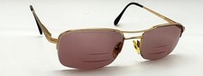 Vintage Safilo 7119 Gold Pilot Half-Rim Sunglasses FRAMES ONLY