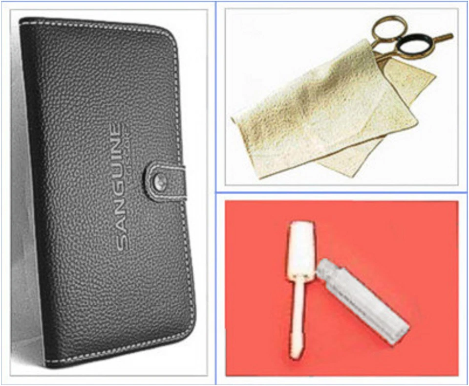 SANGUINE TWO Hairdressing Scissors Case, Hair Scissors Oil Pen