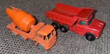 VINTAGE 60’s MATCHBOX LESNEY No. 48 DUMPER TRUCK & No. 26 FODEN CEMENT MIXER