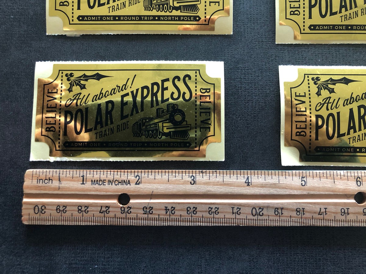 Printable Golden Ticket Polar Express