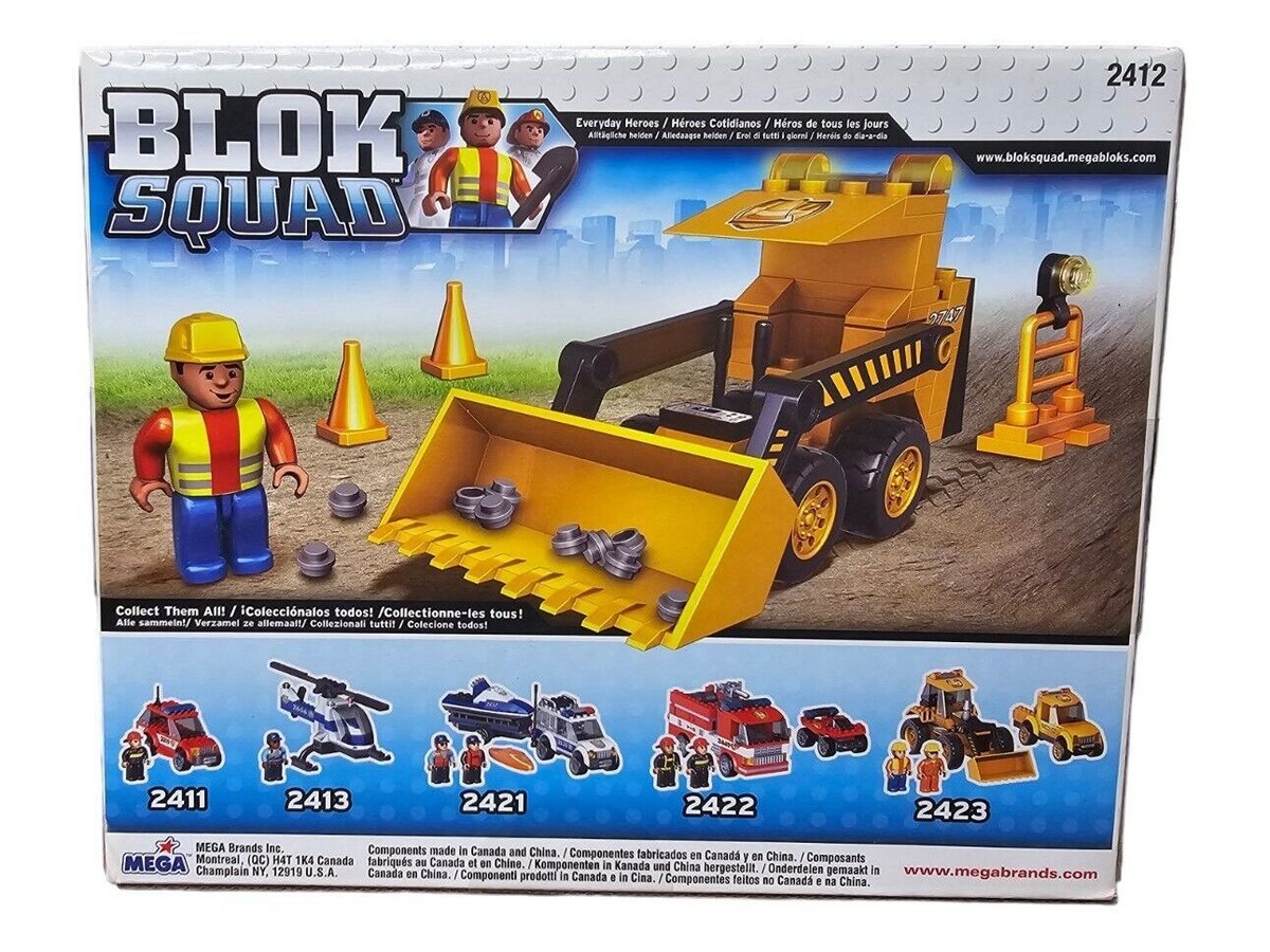 Mega Bloks Blok Squad Construction Loader Set 2412 for sale online