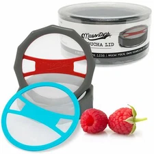 Masontops Kombucha Lid - Home Brewing Mason Jar Supplies - 2PK