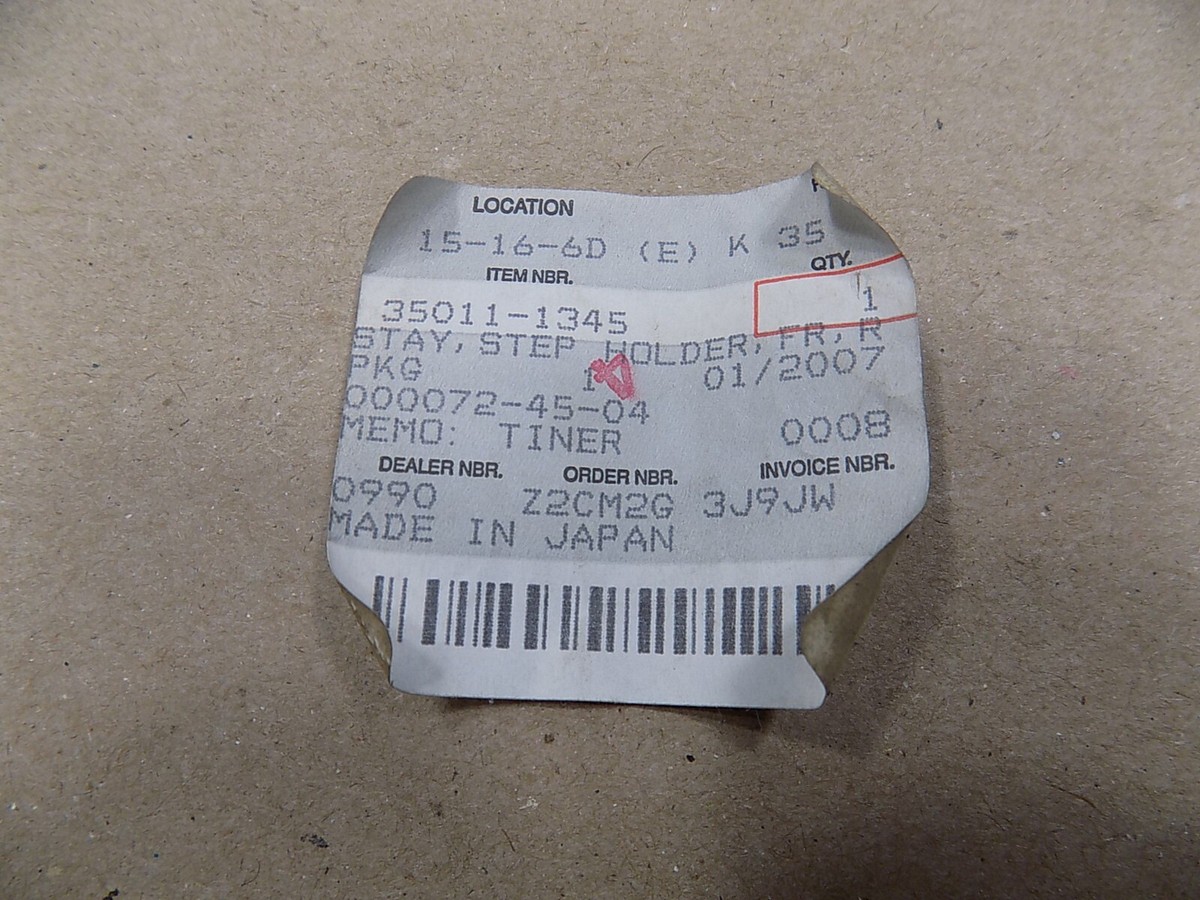 1988-1997 Kawasaki Ninja ZX-600 RIGHT Foot Peg Mount | 350111345