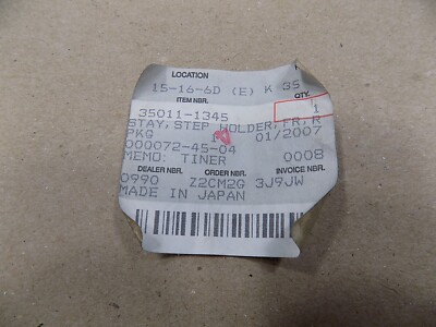 1988-1997 Kawasaki Ninja ZX-600 RIGHT Foot Peg Mount | 350111345