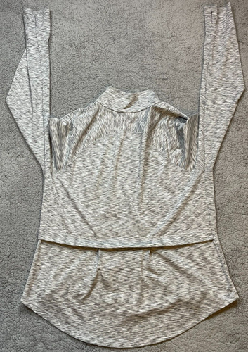 Fila Sport Track Jacket Womens XL Gray Full Zip Pockets Stretch Microfiber - Picture 3 of 7