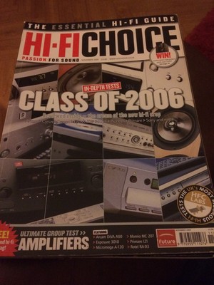 HI-FI Choice CD Amp Speakers Sub Music Cables Etc Issue No 273 November 2005