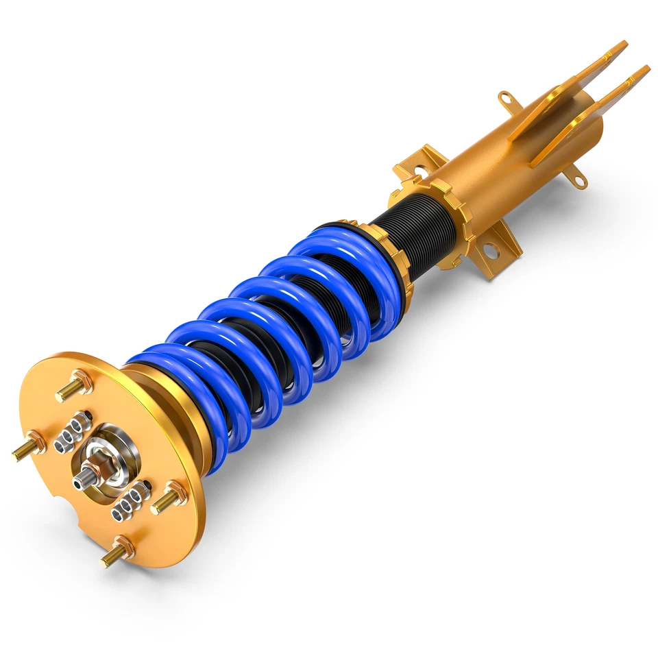 Set 4 Full Coilovers Struts Absorber For 2005-2014 Ford Mustang 2005 Adj. Height - Image 4 of 4